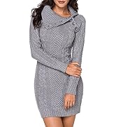 Aleumdr Vestito Donna Invernale in Maglione Collo Rotondo Abito Casual  Elegante di all'Anca Avvolta di Tubino Lungo Aderente in Maglia Caldo  Autunno : Amazon.it: Abbigliamento