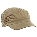 Washed Cotton Fitted Army Cap-Khaki W32S34E, Small/Medium