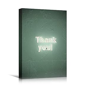 signwin Canvas Wall Art Light Quotes Bedroom Industrial...