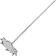 ONiLAB 18204528 316L Stainless Steel Grand Dissolving Stirrer,100mm Stirrer Diameter, 8 mm Shaft Diameter, 250 mm Shaft Length