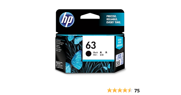 HP Office Product 63 Original Black Ink 