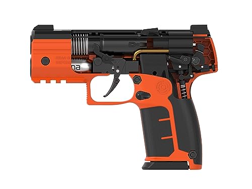 BYRNA SD [SELF DEFENSE] PEPPER LAUNCHER ULTIMATE BUNDLE – NON LETHAL, LESS LETHAL PEPPER LAUNCHER, HOME DEFENSE, PERSONAL DEFENSE (ORANGE) | PROUDLY ASSEMBLED IN THE USA