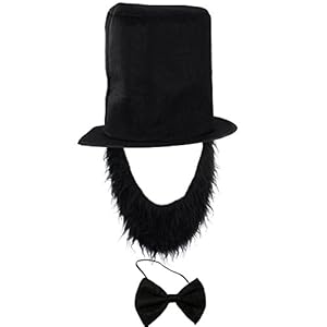 Tigerdoe Abraham Lincoln Costume - 3 Pc Set - Patriotic Costumes - Presidents Day Costume - Abe Lincoln Costume Accessories