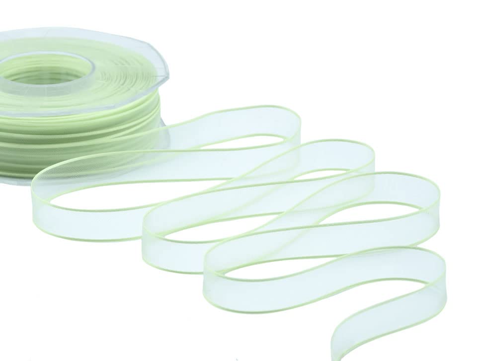 Furlanis Ribbon, Organza, Verde Mela Chiaro, 11.5x11.5x3.5 cm