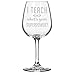National Etching I Teach - What's Your Superpower? Wine Glass (Stemmed)