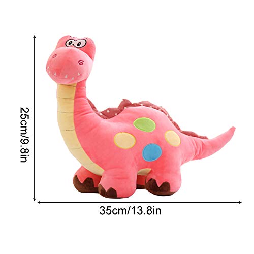 EQLEF Plüsch Dinosaurier Nette angefüllte Dinosaurier weiche Dinosaurier Plüsch Spielwaren für Kinder (Rosa) – Bild 5