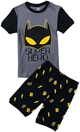 gemtang Boys'2 Piece Batmam shirts and Short Set