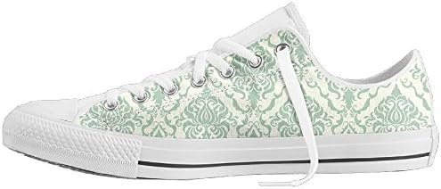 Damask Seamless Mens Play Fashion Sneaker Canvas Shoes
