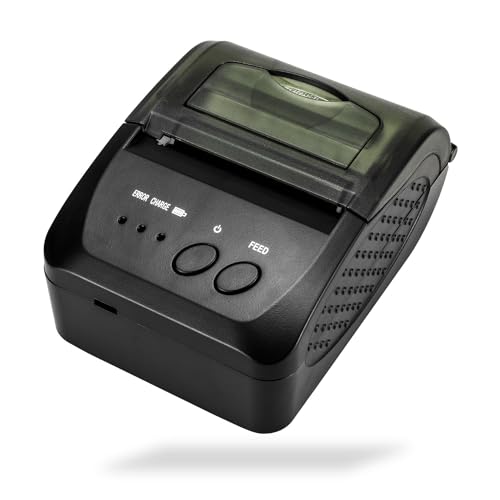 NetumScan Wireless Bluetooth Thermal Printer 2 Inch 58mm Mini USB POS Printer for Retail Restaurant Compatible with Android/iOS/PC/Windows NS1809DD
