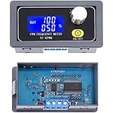 WHDTS Signal Generator 1-Channel 1Hz-150KHz PWM Pulse Frequency Duty Cycle Adjustable Module LCD Display
