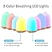 Iextreme Aromatherapy Essential Oil Diffuser, 120ml Aroma Diffuser Wood Grain Ultrasonic Cool Mist Humidifier 8 LED lights with Waterless Auto Shut-Off for Home Spa Baby Bedroom, 2 Pack