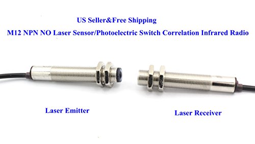US-M12-NPN-NO-Laser-SensorPhotoelectric-Switch-Correlation-Infrared-Radio