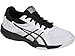 ASICS Kid's Upcourt 3 Grade School Volleyball Shoes, 3.5, White/Black
