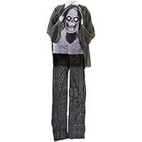 Haunted Hill Farm 53-in. Henry The Talking Headless Reaper with Animated Eyes | Indoor/Covered Outdoor Halloween Decoration | Battery Operated | Festive Holiday Decor | HHRPR-15FLSA Haunted Hill Farm 53-in. Henry The Talking Headless Reaper with Animated Eyes | Indoor/Covered Outdoor Halloween Decoration | Battery Operated | Festive Holiday Decor | HHRPR-15FLSA