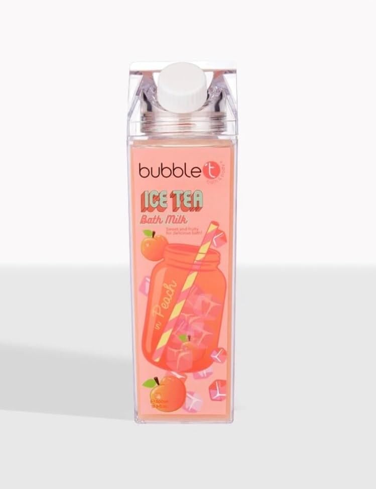 Bubble T Peach Ice Tea Bath Milk 450ml Vegan Friendly Cosmetics