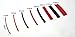SummitLink 306 Pcs Red Black Assorted Heat Shrink Tube 8 Sizes Tubing Wrap Sleeve Set Combo