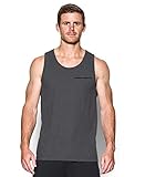 Under Armour Men's Charged Cotton Tank, Carbon Heather (090), XX-Large