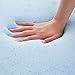 Linenspa Memory Foam Mattress Topper - 2 Inch Gel Infused Memory Foam - Plush Feel - Cooling and Pressure Relieving - CertiPUR Certified - Dorm Room Essentials - King Size