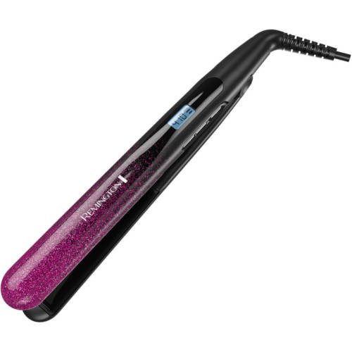 Remington S6500 Ultimate Smooth Hair Straightener, Flat Iron, 1-inch, Black/Purple (Certified Refurbished)