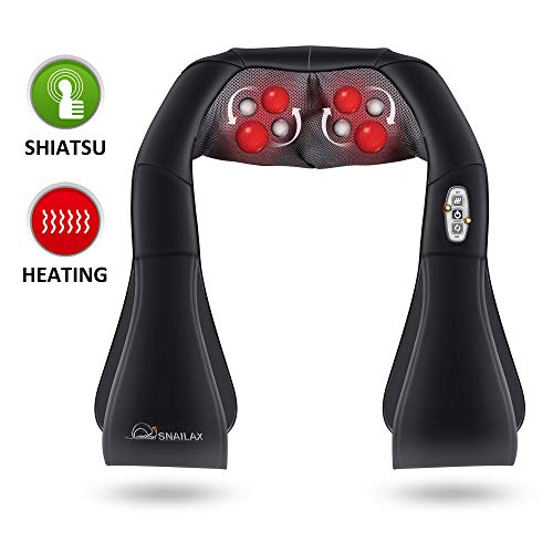 Shiatsu Neck Massager Kneading Shoulder Massage Pillow with Heat for Car Home Office Use SL632