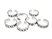 Alternative Intentions Silver Toe Ring Slut, Whore, BBC, Hotwife or Queen of Spades, Swinger Jewelry Lifestyle