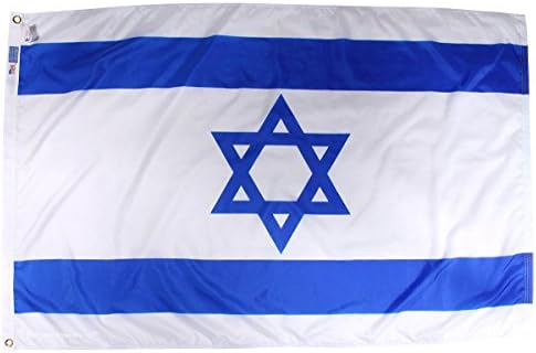4x6ft Nylon Israel Flag/National Flag of Israel Outdoor Nylon - Built to Last