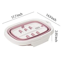 Collapsible Foot Soaking Bath Basin with Foot