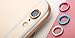 UHIPPO iPhone 6 Plus iPhone 6s Plus Camera Lens Protector Camera Lens Case Camera Aluminum Protective Ring for iPhone 6 Plus iPhone 6s Plus 5.5 Inch Rose Gold
