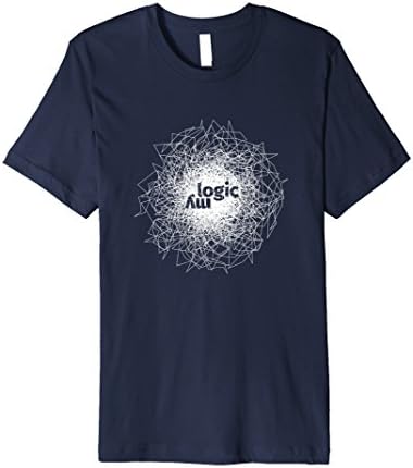 Mens My Logic T-Shirt Medium Navy