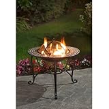 Mosaic Fuoco Fire Pit Grill Fire Basket Patio Fire Amazon Co Uk