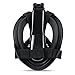 Uzi Shark Easy Breath 180° Panoramic Revolutionary Full Face Snorkel Mask with Anti-fog & Anti-leak Technology