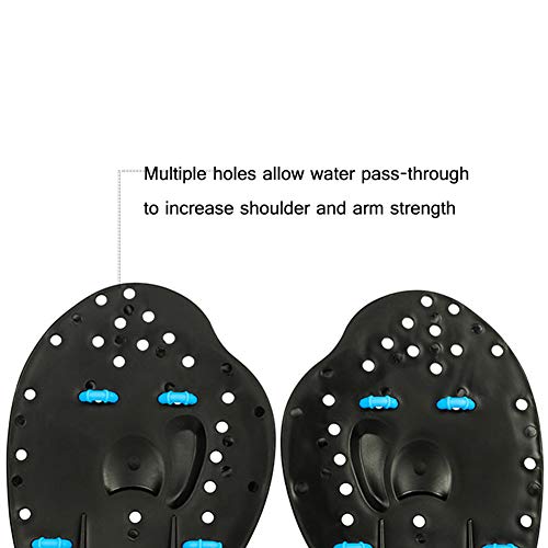 Swim Paddles Swimming Power Paddles for Training Aid with Adjustable