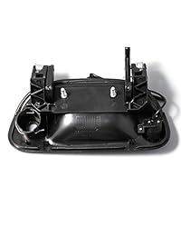 Eway Tailgate Handle Cámara de visión trasera de respaldo para 1997 2004 Ford F150 1999 2000 Super Duty F250 F350 F450 Línea de estacionamiento extraíble impermeable Cámara de marcha atrás con visión nocturna inversa Negro