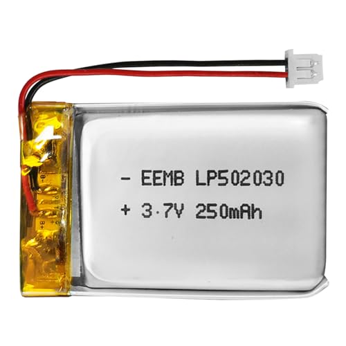 EEMB 3,7V 250mAh 502030 Lipo Lithium Polymer Akku mit Molex Anschlussdraht für VXI Blue Perrott-bestätigen Sie das Gerät und die Polarität des Steckers vor dem Kauf