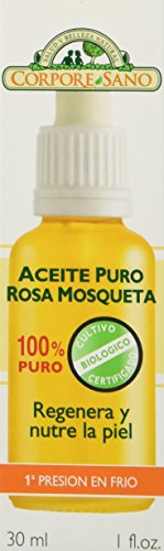 Certified Organic Growing Musk Rose Pure Oil / Aceite Puro De Rosa Mosqueta 30 Ml. / 1 Fl.oz.HEALS Dry Skin, Fine Lines, Acne Scars, Eczema, Psoriasis, Dermatitis, Sun Damage & More!  100% Guaranteed to Heal Your Body!