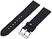 Hadley-Roma MS-906 Black 22mm Men's Genuine Leather Watch Band