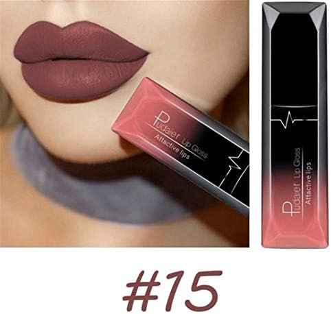 Waterproof Velvet Liquid Lipstick Sexy Red Lip Tint 21Color Lip Balm Makeup Long Lasting Matte Nude Gloss Lipgloss 15