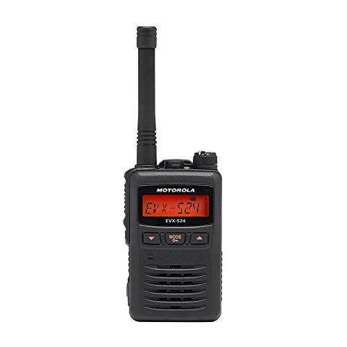 Motorola Solutions MEVXS24-U-BK-S Digital Portable Radios, Black