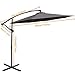 ABCCANOPY Cantilever Patio Umbrellas 10FT Dark Gray