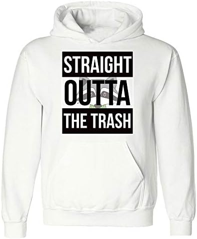Funny Racoon Hoodie Straight Outta Animal Gifts Design