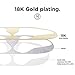 elago Upgraded Dust Guard Compatible with AirPods (Matte Gold, 2 Sets) – Dust-Proof Film, Luxurious Looking, Must Watch Easy Installation Video, Protection from Metal Shavings [US Patent Registered]