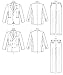 Vogue Patterns V8988MUU Men's Jacket and Pants Sewing Template, Size MUU (34-36-38-40)