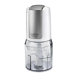 Sunbeam FC7500 MultiChopper Food Chopper, White/Clear