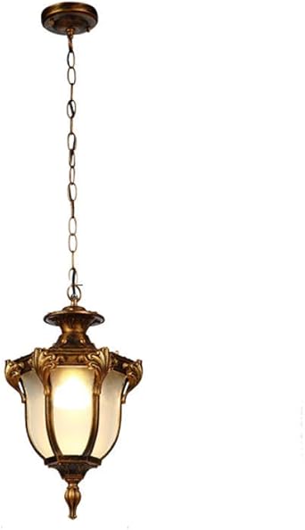 Ip44 Luminaire Suspendu Exterieur Peint En Noir Bronze Residentiel Hotel Communautaire Balcon Parlo Vintage Lustres En Verre Etanche En Aluminium Droplight Couleur Bronze L Amazon Fr Luminaires Et Eclairage