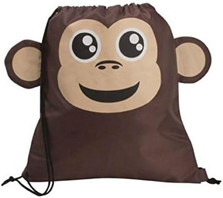 Children's Animal Sport Pack Sportspack Backpack Tote Bag w/ 3-Dimensional Features (Monkey)