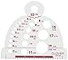CLOVER 3147 Knitting Needle Gauge , White