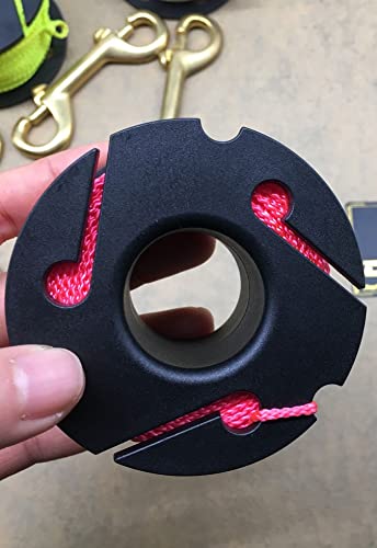 Scuba Diving Finger Reel 30m Pink Line Comes With A SS Double Ended Snap Clip