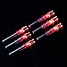 aokur 6PCS 6.2mm Automatic Led Lighted Nock Compound Bow Arrow Nock for Hunting Shooting