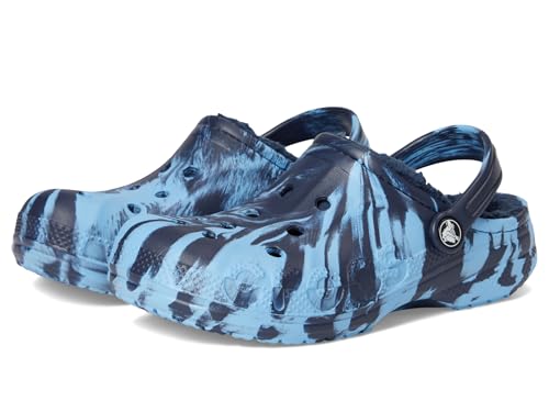 Crocs, Unisex, Via Lined Clogs (Little Kid), Navy/Multi, 12, Medium at Amazon