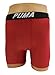 Puma Men's Volume Boxer Brief (3-Pack), red/Black, Large